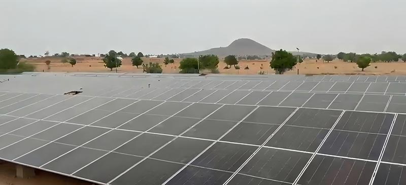 Uspešno izvaja projekt solarne montaže 1,6 MW v Afriki