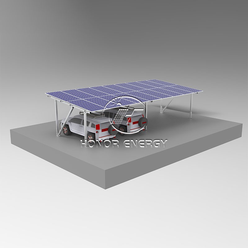 Aluminium IV tipa sončna parkirna pritrdilna nosilca