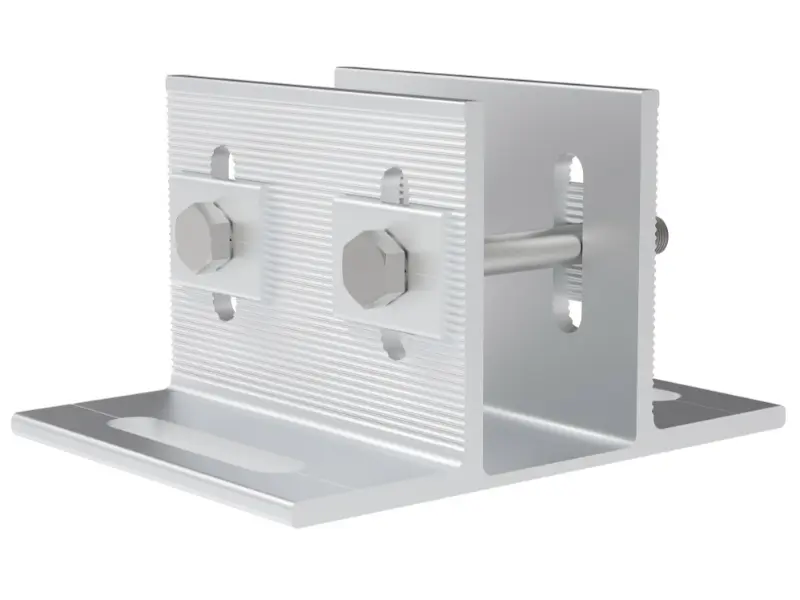 Aluminijasta solarna baza