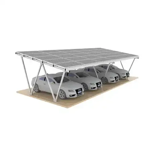 Vodoodporna aluminijasta namestitev na solarni nadstrešek tipa W