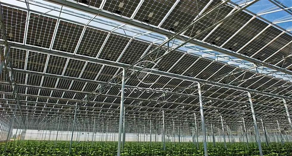 Steel Greenhouse Solar Farmland Mount