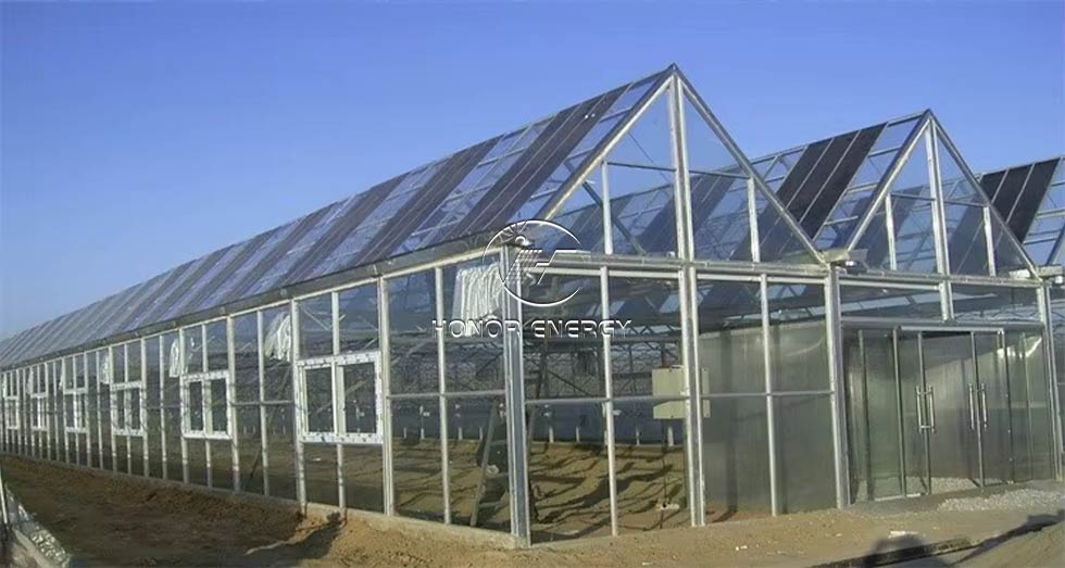 Steel Greenhouse Solar Farmland Mount