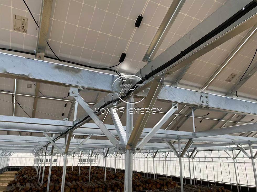 Steel Greenhouse Solar Farmland Mount