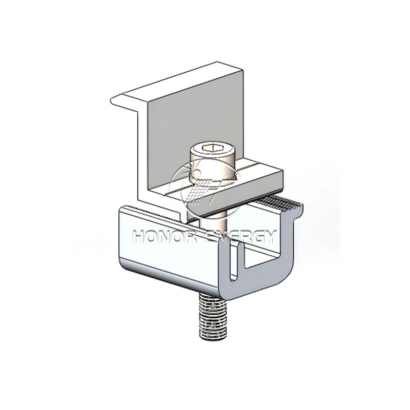 Brez vrtalne sončne končne sponke